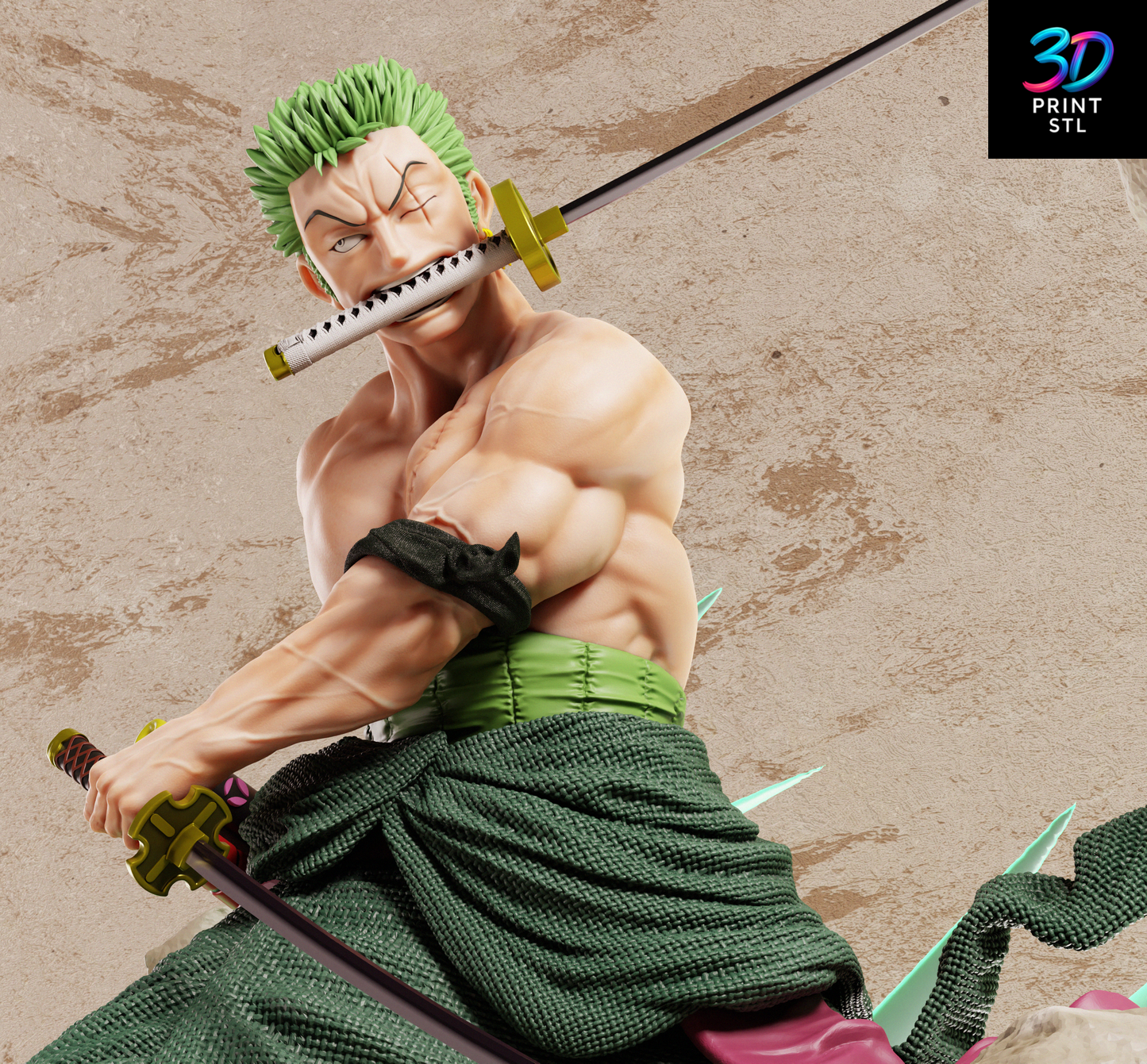 Zoro One Piece | STL for 3D Printers